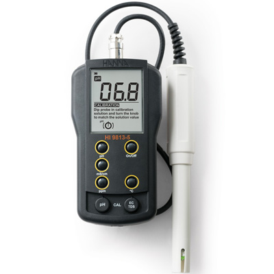 哈納微電腦pH-EC-TDS-℃測(cè)定儀HI9813-5